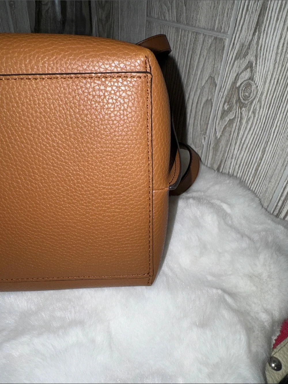 Michael Kors Emilia Large Pebbled Leather Belt-Detail Tote